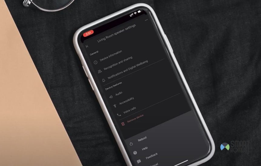 reboot google mini