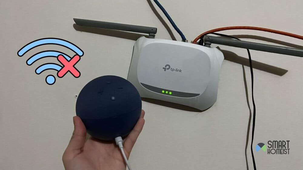 echo dot not connecting to wifi