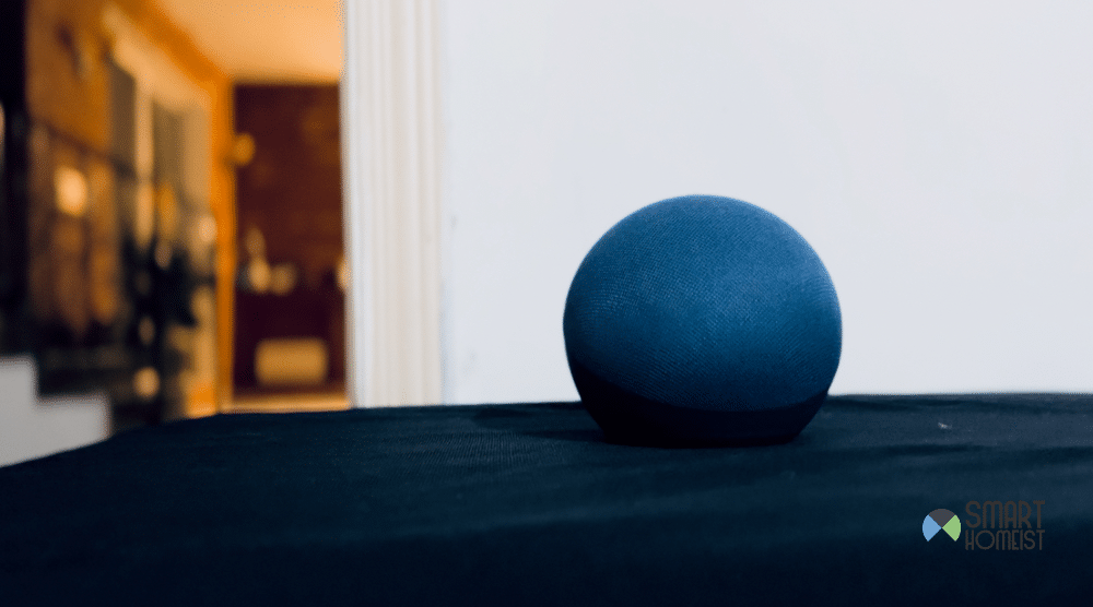 alexa on a cloth for padding