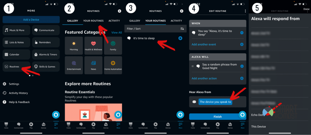 checking device listing