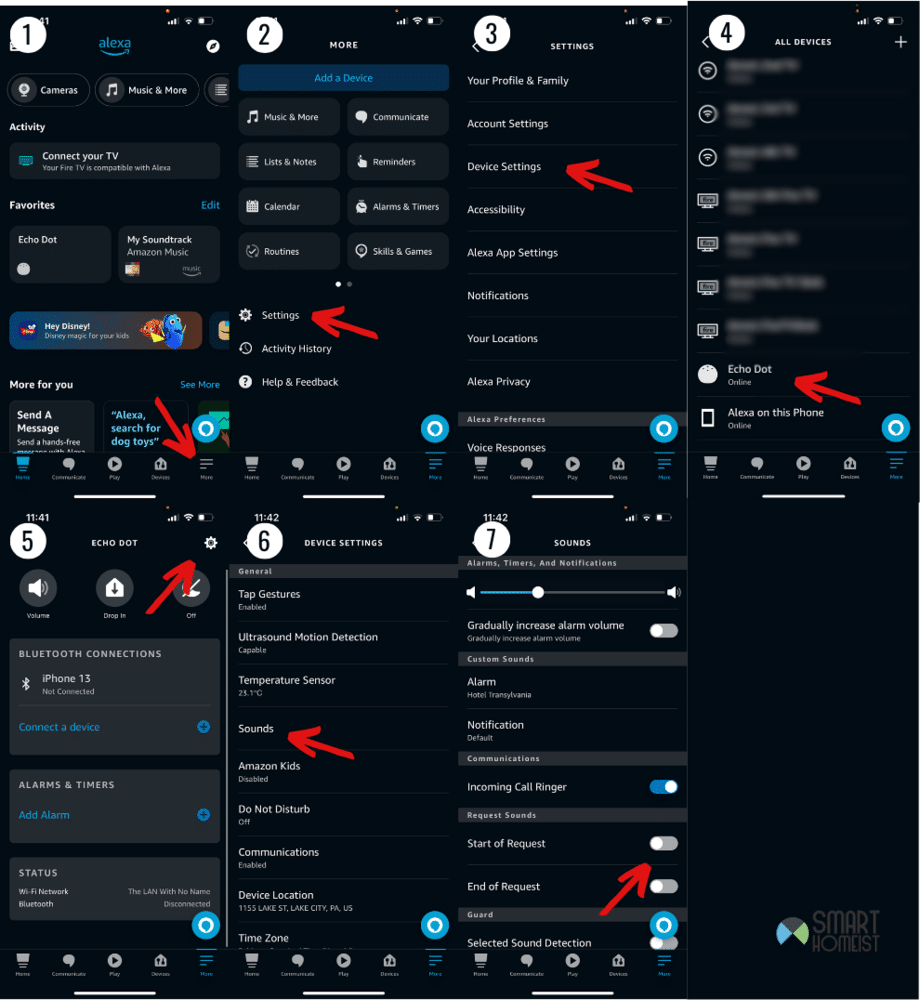 device feedback settings
