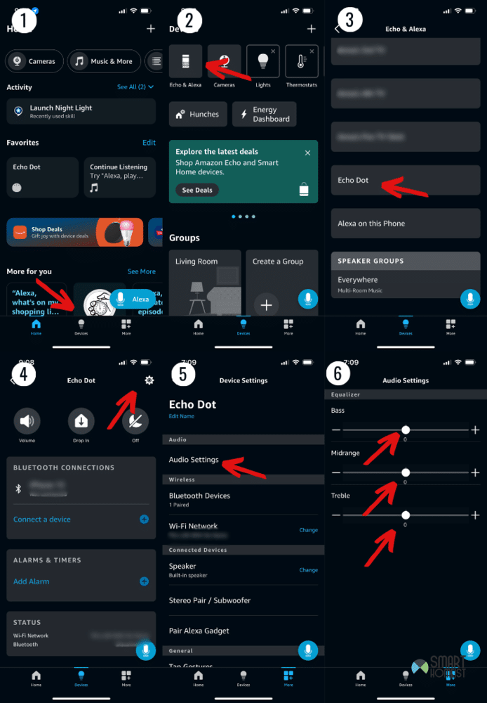 reset equalizer in alexa app