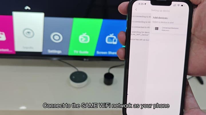Adding Universal Remote to app Adding Universal Remote to app