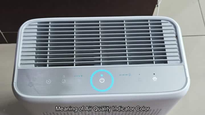 Air quality indicator color meanings Air quality indicator color meanings