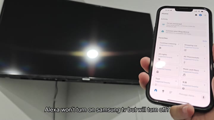 Alexa app controlling TV settings Alexa app controlling TV settings