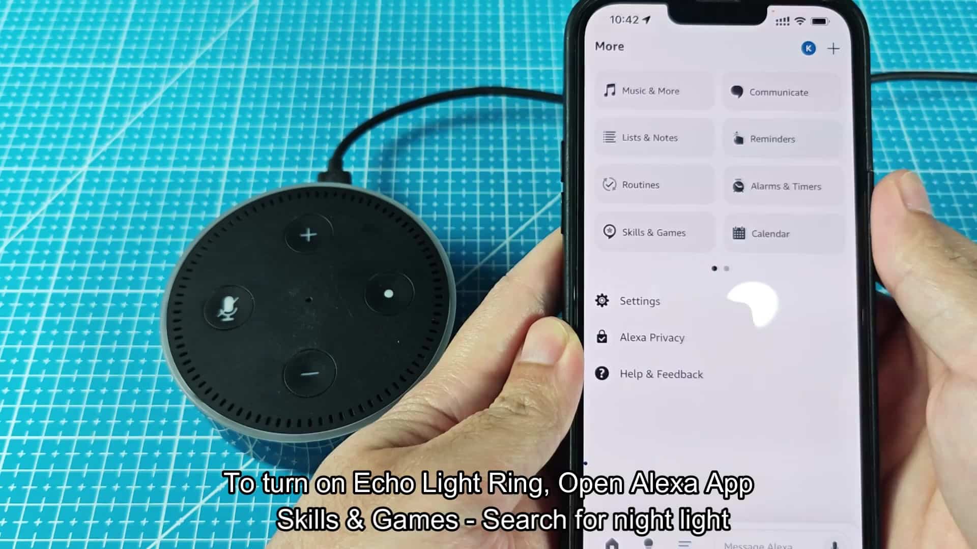 Alexa app displaying Favorites screen Alexa app displaying Favorites screen