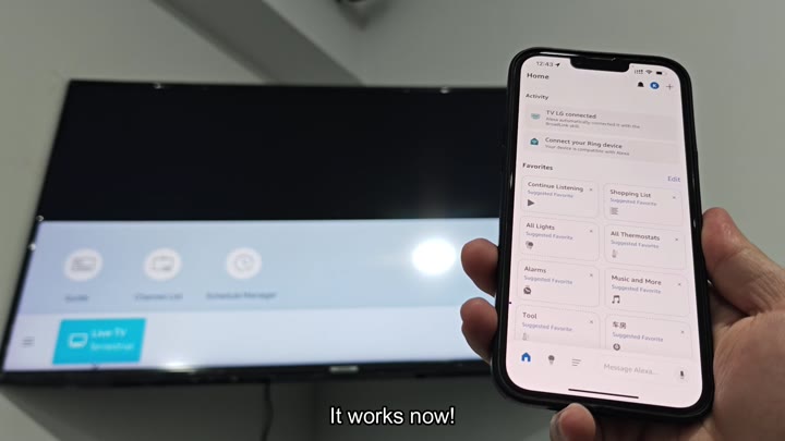 Alexa app working with LG TV Alexa app working with LG TV
