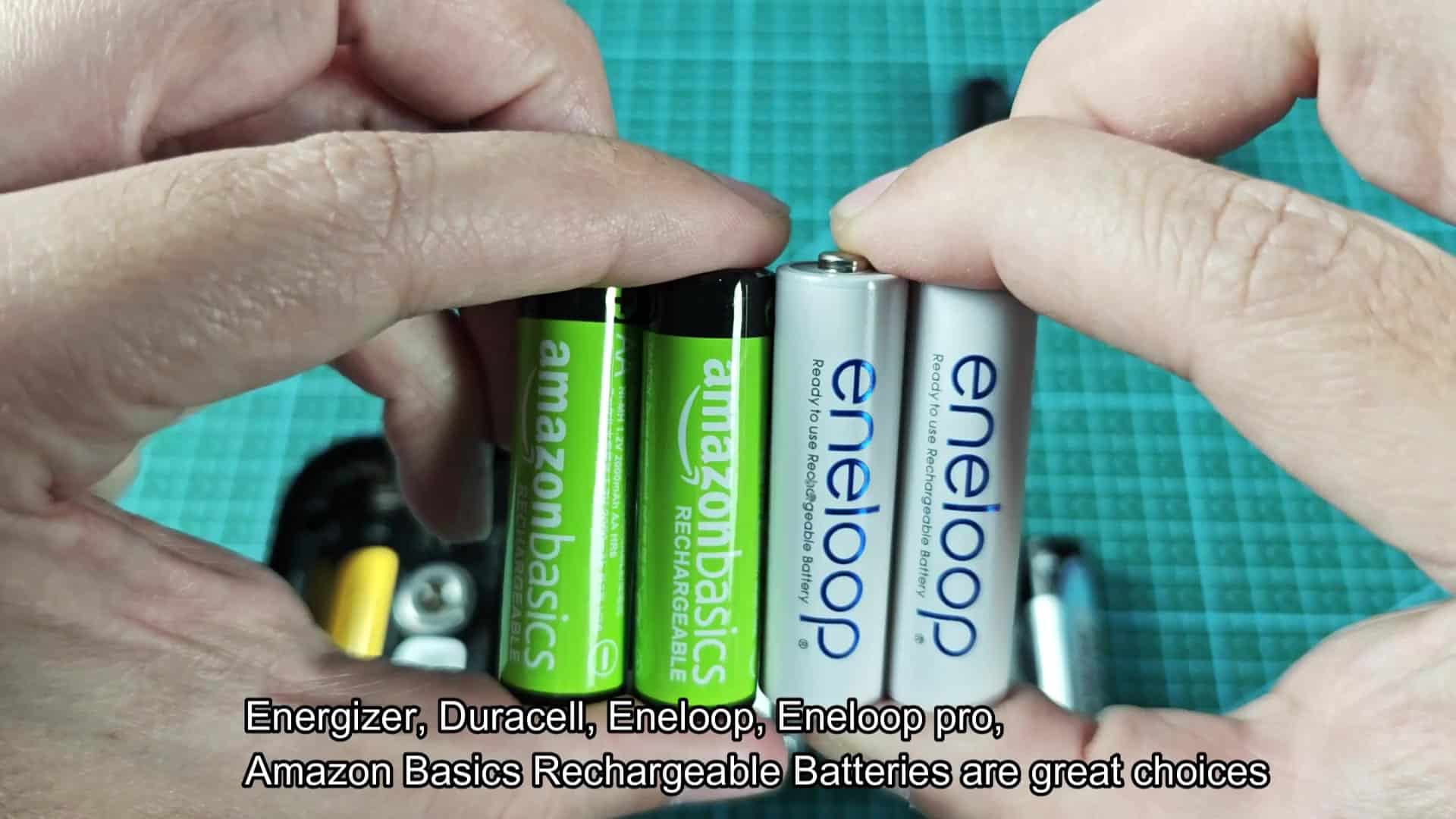 Amazon Basics and Eneloop rechargeable batteries compared Amazon Basics and Eneloop rechargeable batteries compared