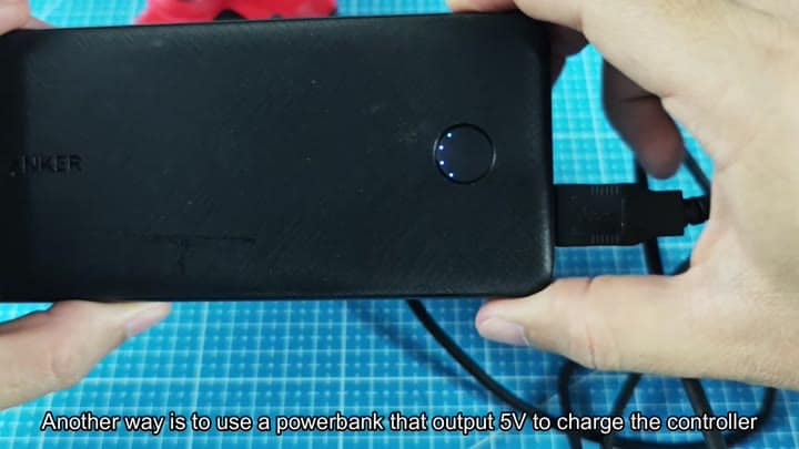Anker power bank LED indicator lit Anker power bank LED indicator lit