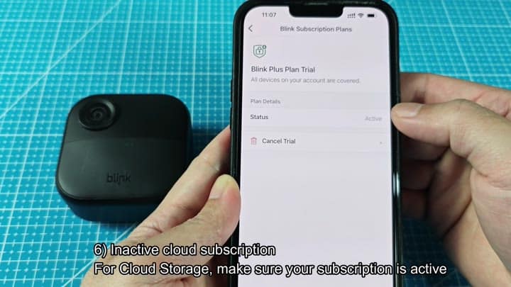 App shows inactive cloud subscription plan App shows inactive cloud subscription plan