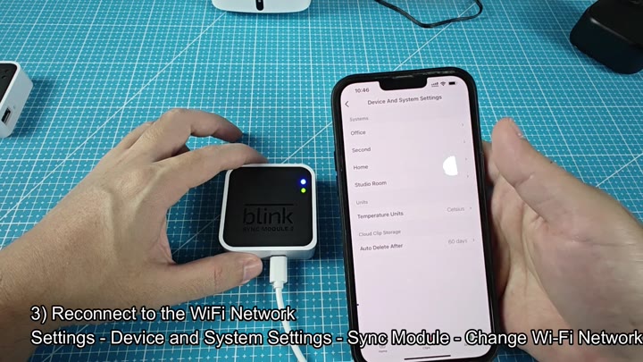 Blink app device and system settings Blink app device and system settings