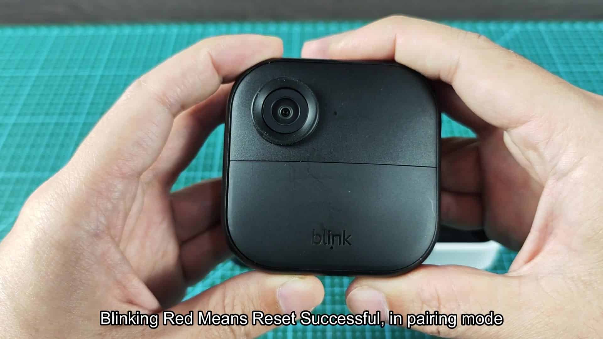 Blink camera blinking red after reset Blink camera blinking red after reset