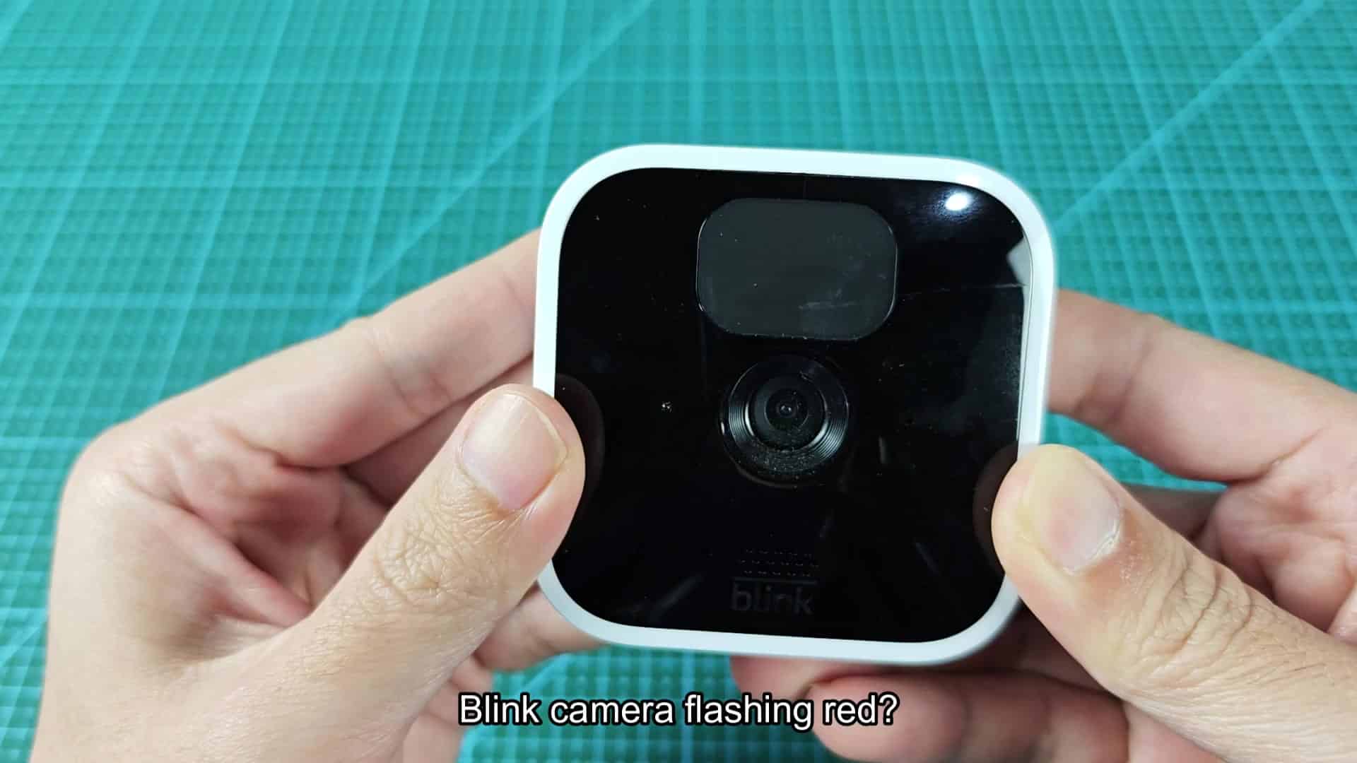 Blink camera flashing red status light Blink camera flashing red status light
