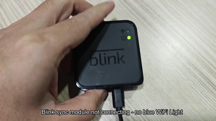 Blink sync module stuck on solid green Blink sync module stuck on solid green