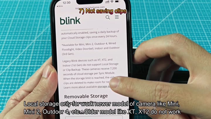 Blink website local storage compatibility info Blink website local storage compatibility info