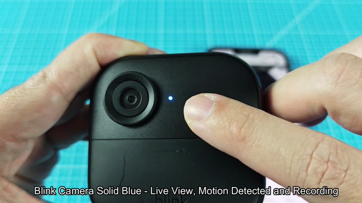 Camera blue light live view recording Camera blue light live view recording
