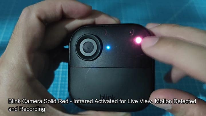 Camera red light infrared activated Camera red light infrared activated