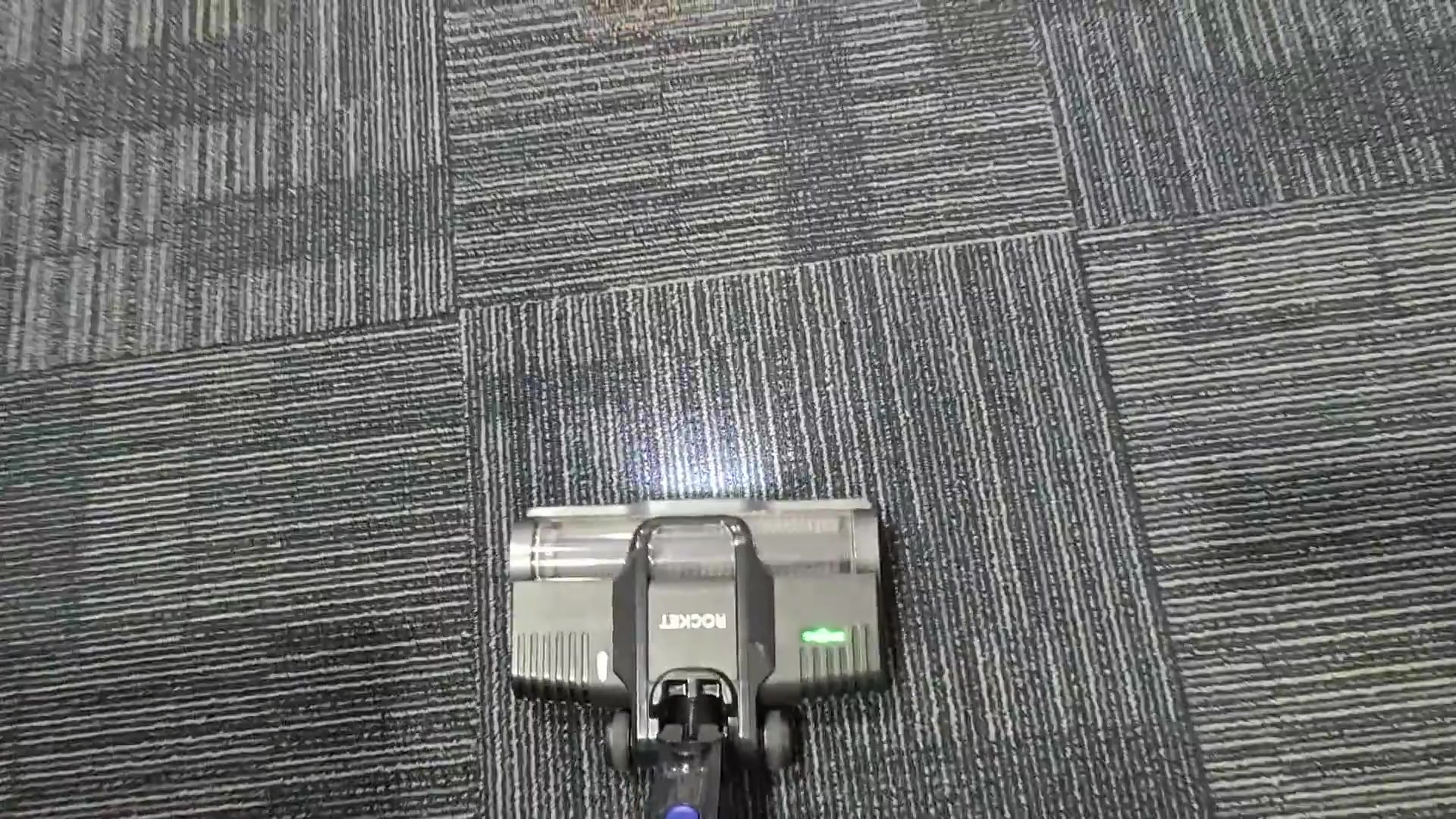 Carpet debris ahead of ROCKET vacuum Carpet debris ahead of ROCKET vacuum