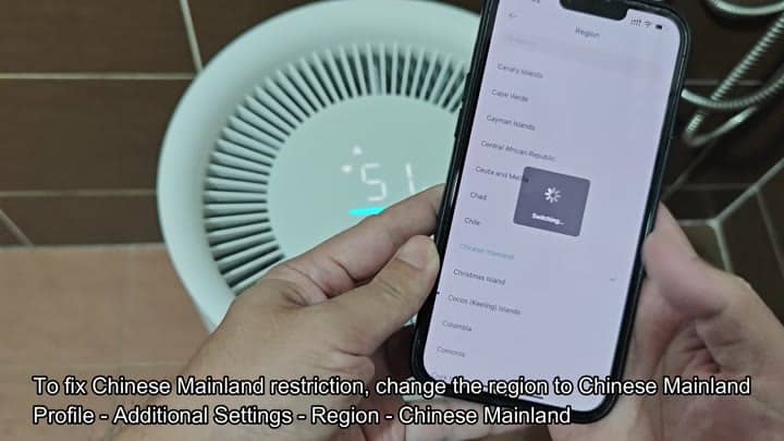 Changing app region to Chinese Mainland Changing app region to Chinese Mainland