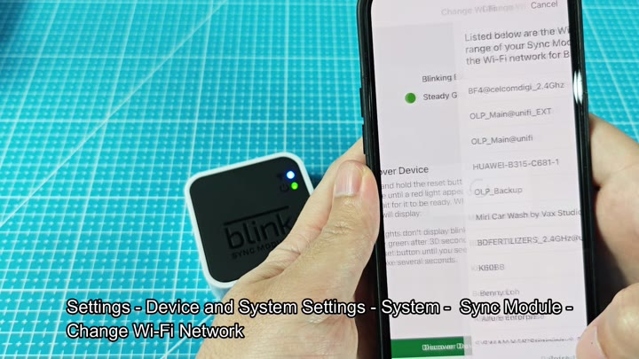 Changing Wi-Fi network in app Changing Wi-Fi network in app