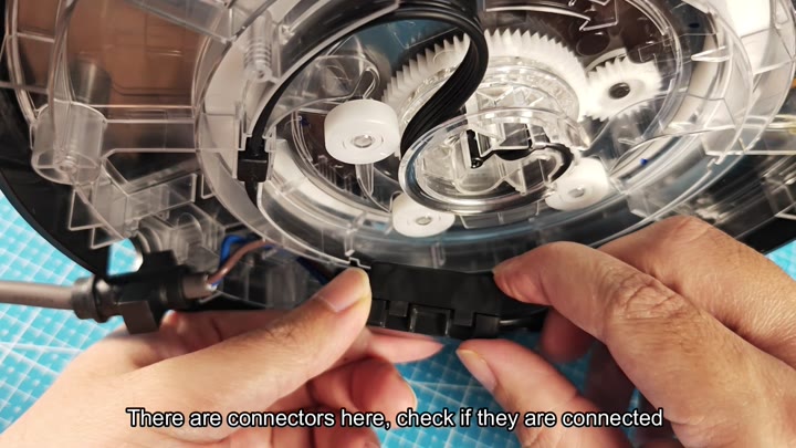Checking internal connector connections Checking internal connector connections