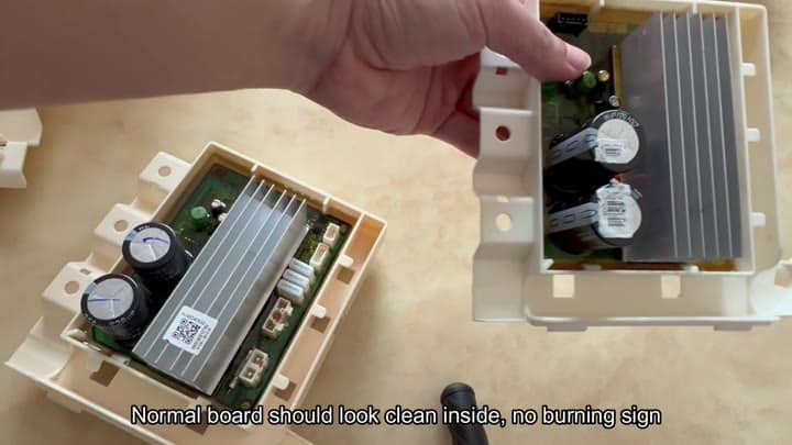 Clean control board comparison example Clean control board comparison example