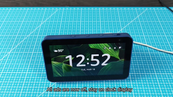 Clock display with weather info Clock display with weather info