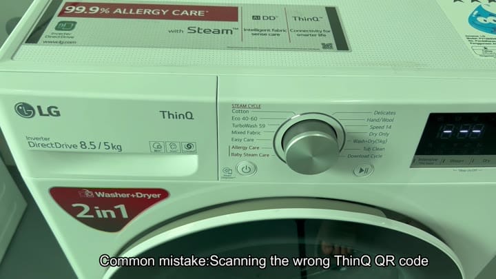 Common mistake scanning wrong QR code Common mistake scanning wrong QR code