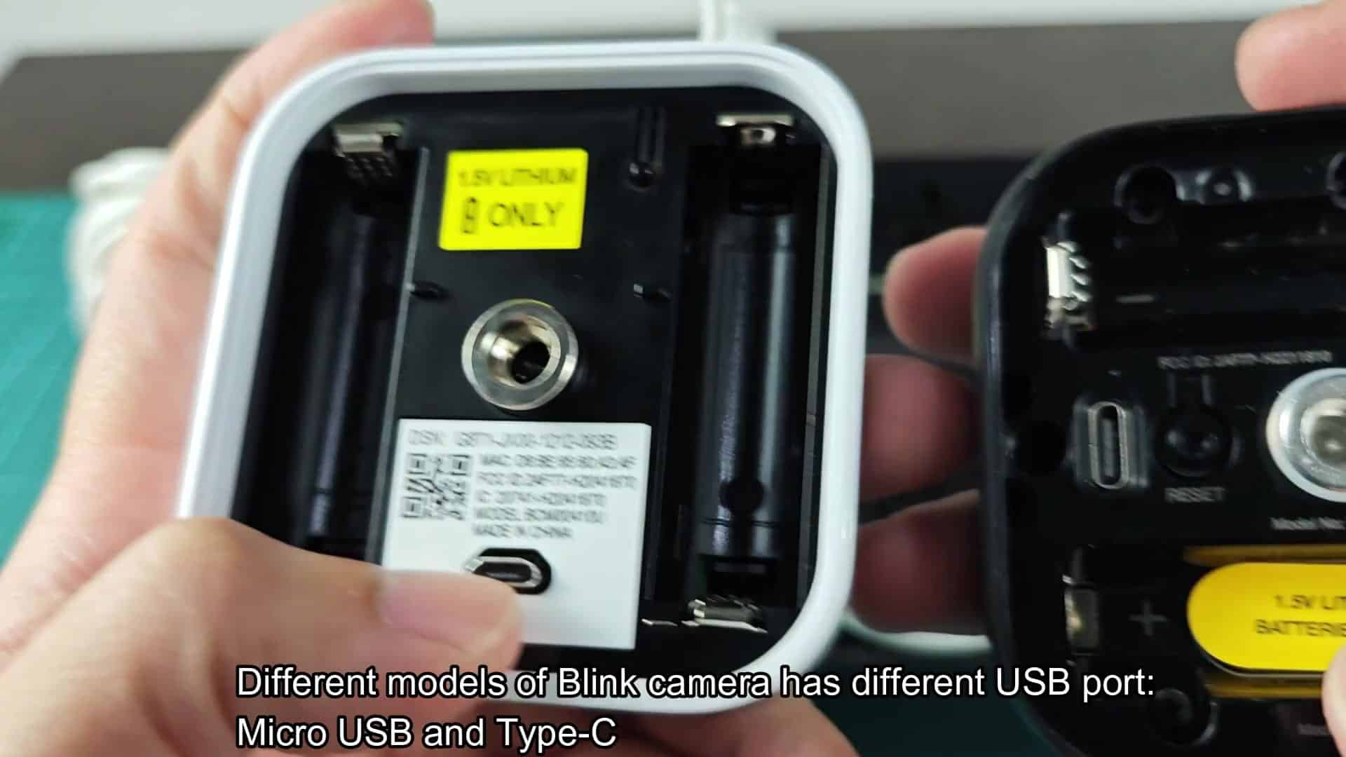 Comparing Micro-USB and USB-C Blink camera models Comparing Micro-USB and USB-C Blink camera models
