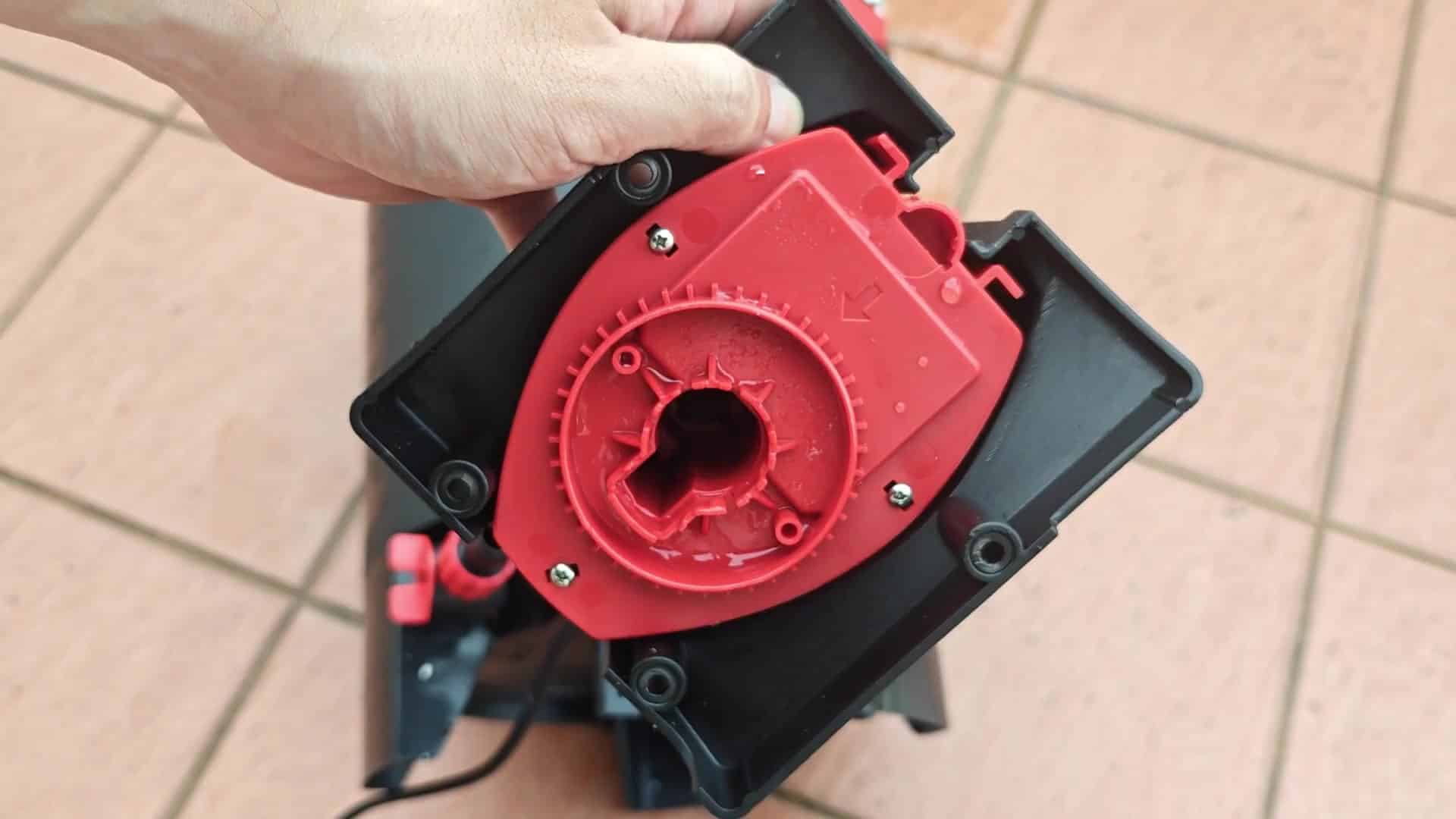 Comparing old yellowed vs new impeller Comparing old yellowed vs new impeller