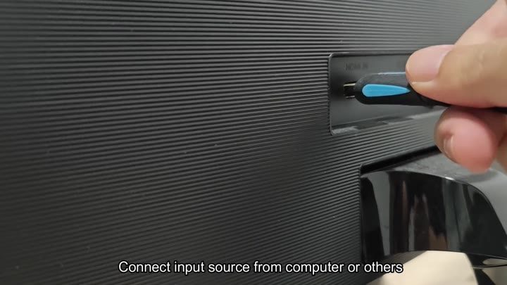 Connect HDMI cable to monitor Connect HDMI cable to monitor