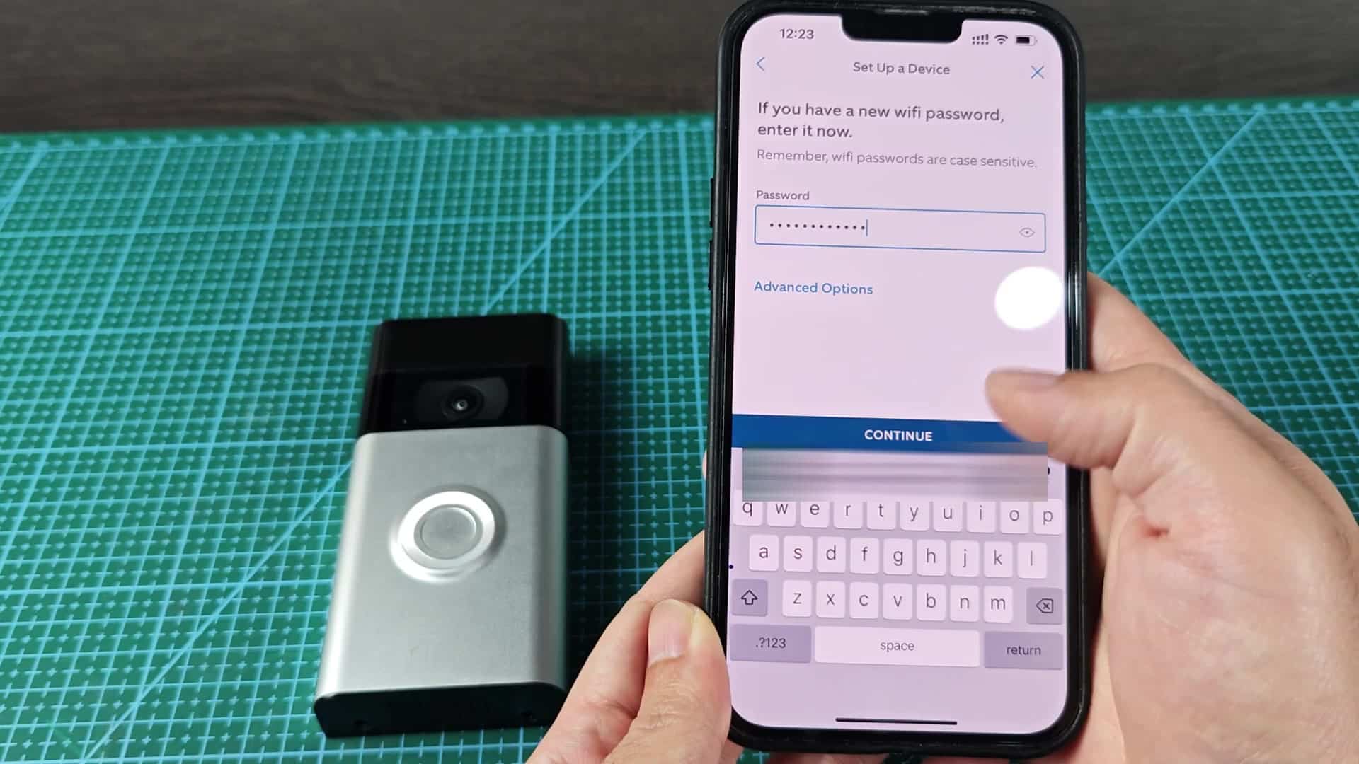 Connecting doorbell to WiFi Connecting doorbell to WiFi