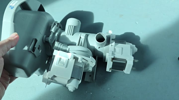 Disassembled pump assembly parts Disassembled pump assembly parts