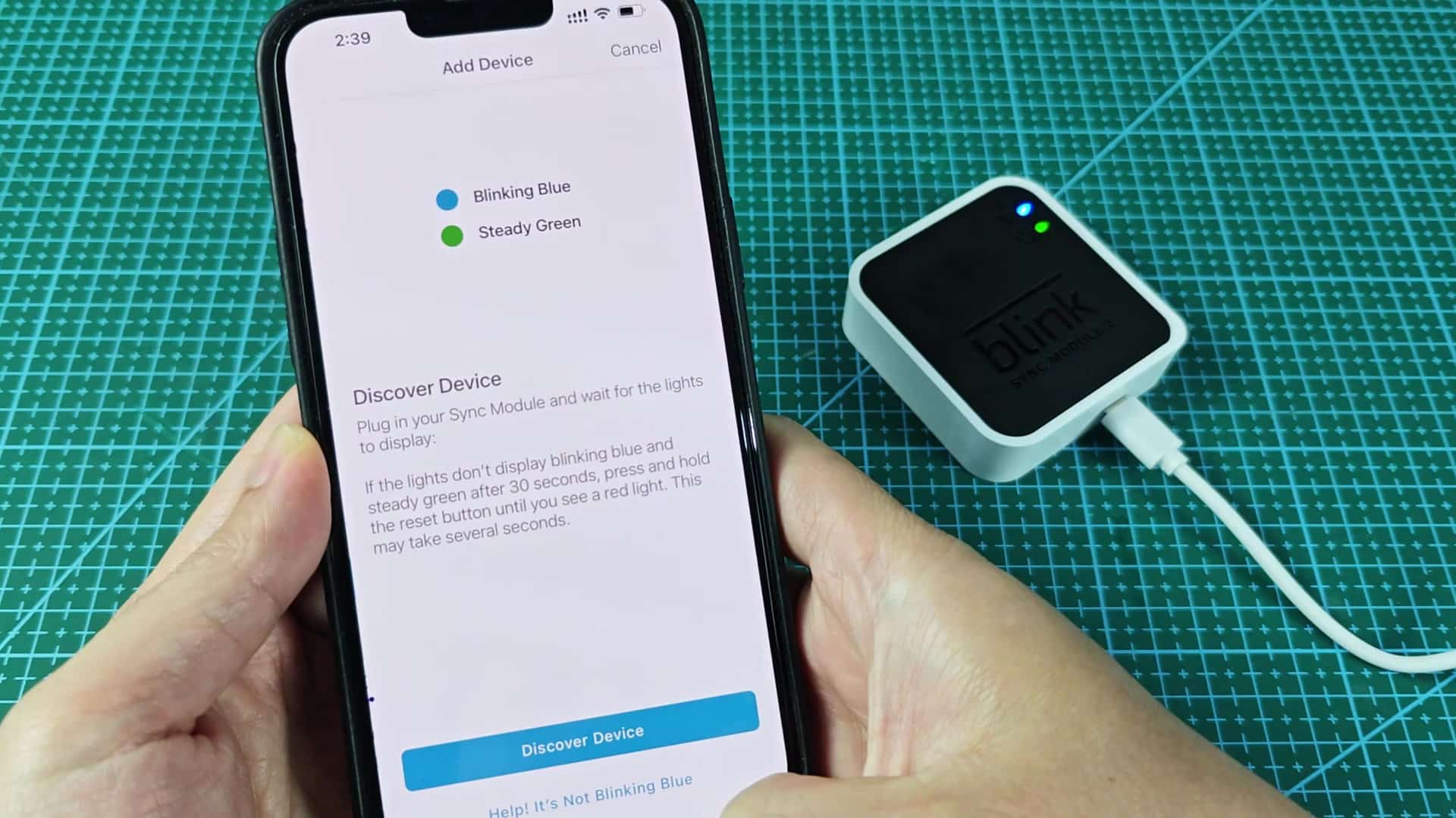 Discover device options on smartphone app Discover device options on smartphone app