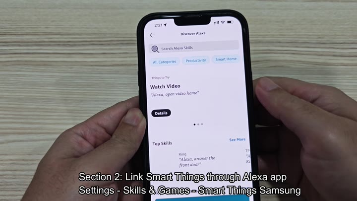 Discovering Alexa Skills for SmartThings Discovering Alexa Skills for SmartThings