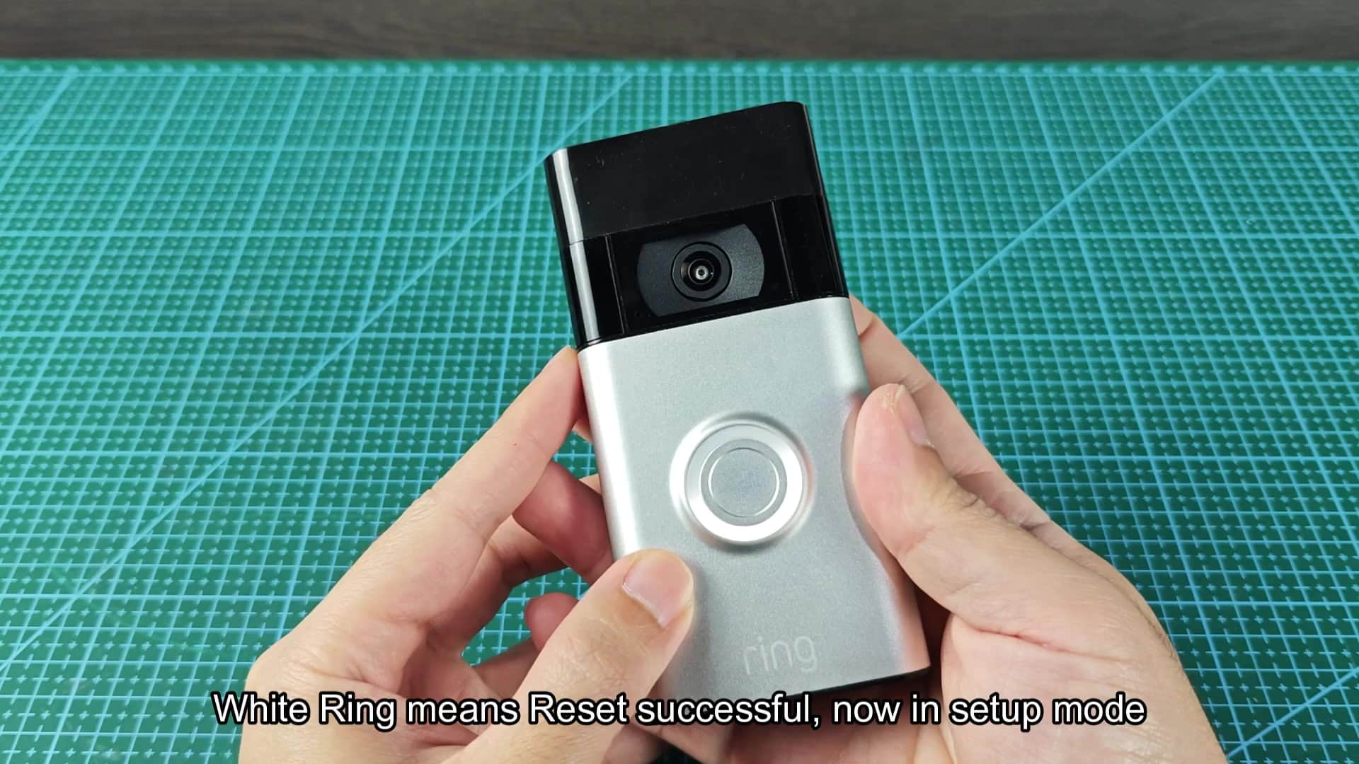 Doorbell in setup mode after reset Doorbell in setup mode after reset