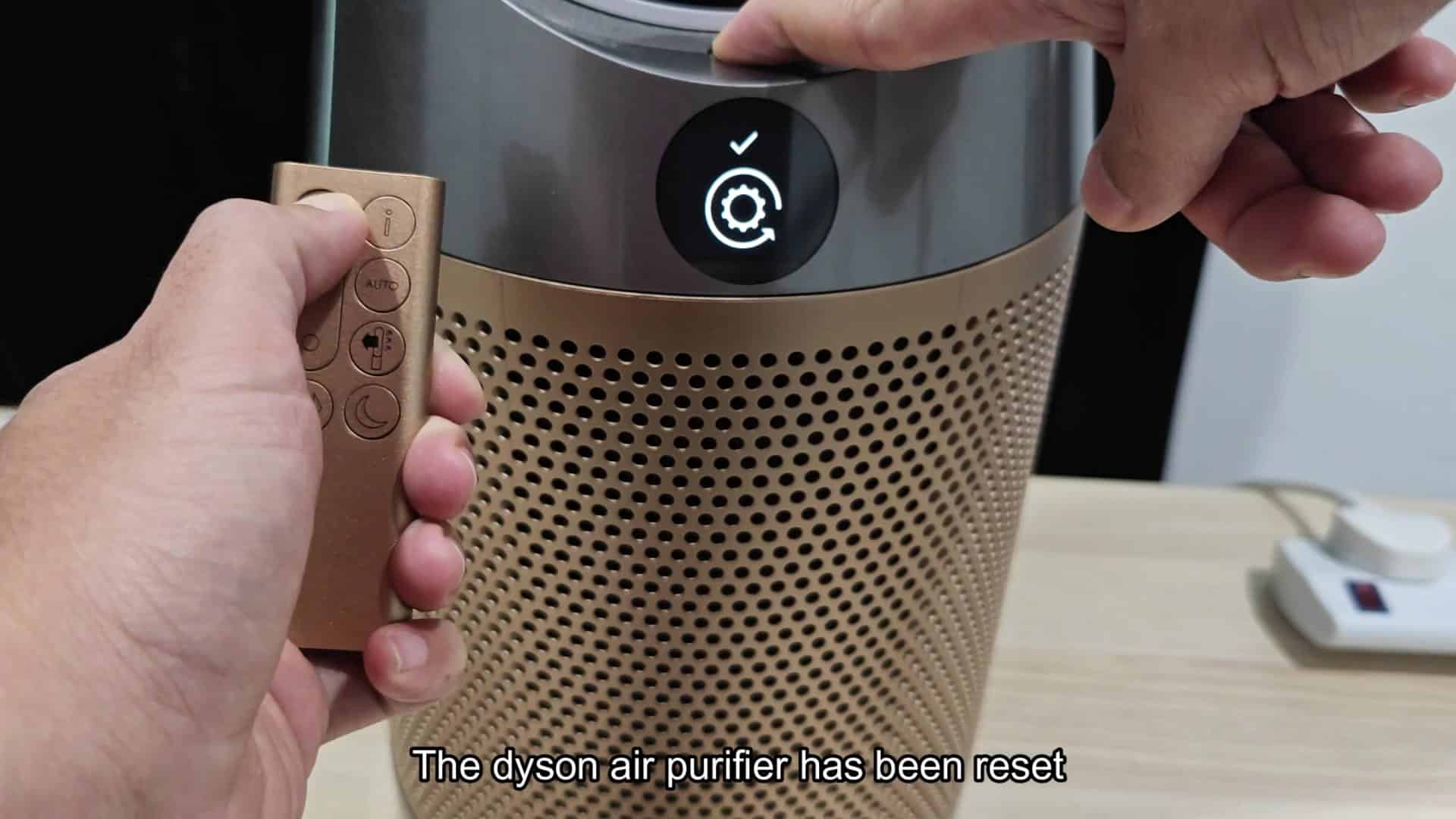 Dyson purifier successfully reset via remote Dyson purifier successfully reset via remote