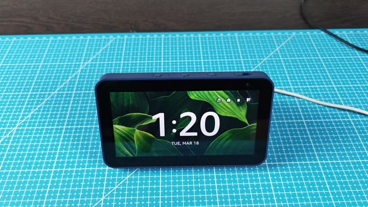 Echo Show back on with clock displayed Echo Show back on with clock displayed