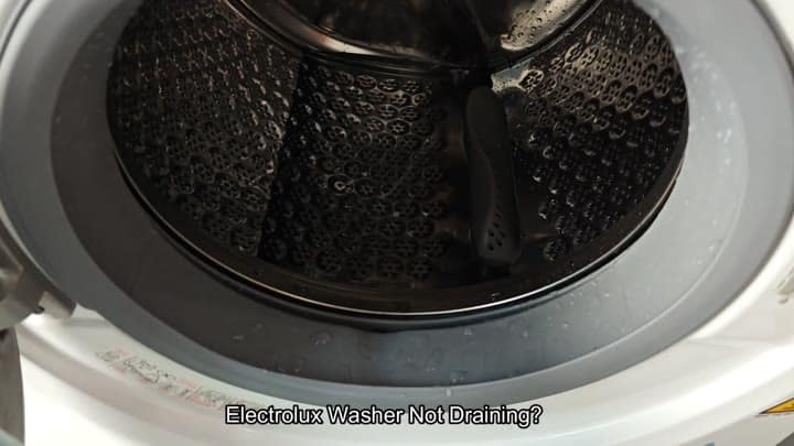 Electrolux washer drum full of water Electrolux washer drum full of water