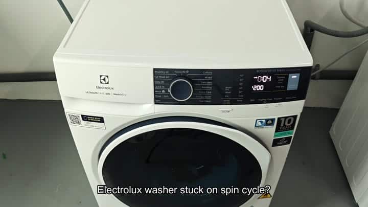 Electrolux washer stuck on spin cycle Electrolux washer stuck on spin cycle