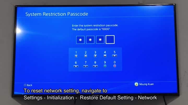 Enter system restriction passcode zeros Enter system restriction passcode zeros