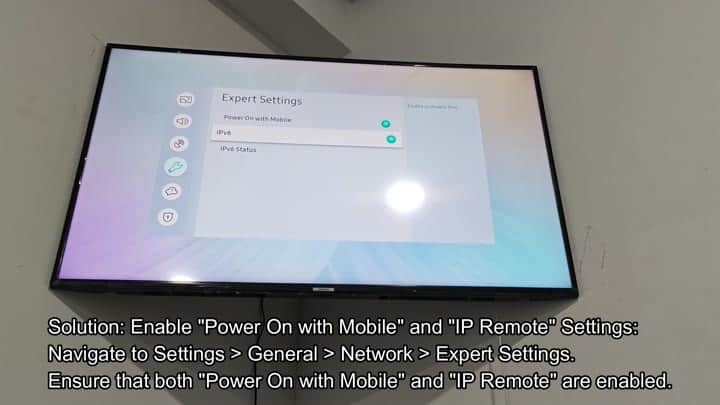Expert settings toggled on for remote Expert settings toggled on for remote