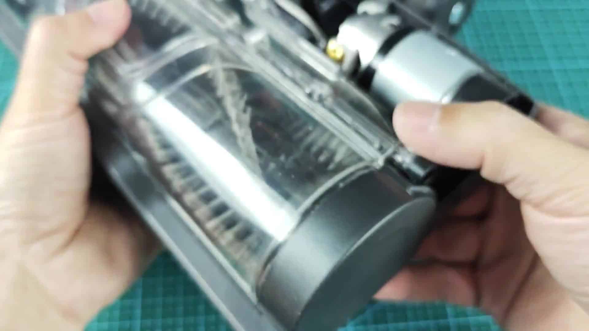 Exposing internal motor and gears Exposing internal motor and gears