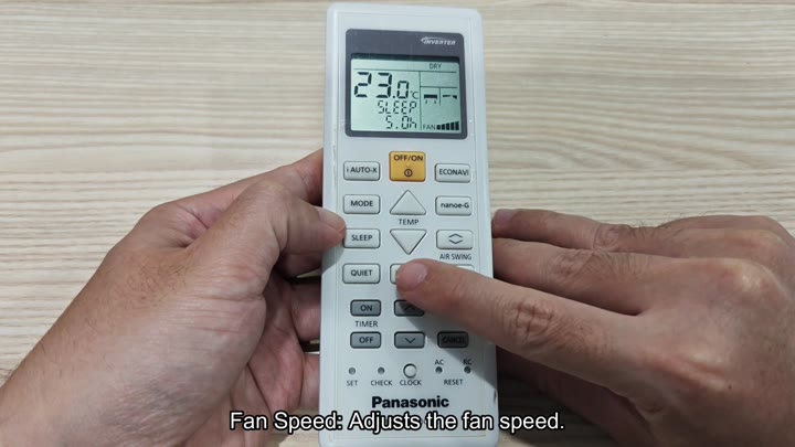 Fan speed button adjusts airflow Fan speed button adjusts airflow