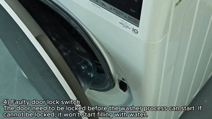 Front loading washer control panel display Front loading washer control panel display