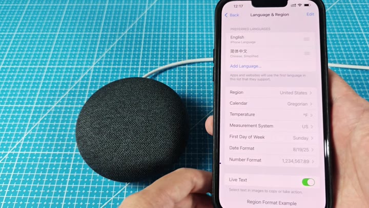 iPhone language and region settings iPhone language and region settings