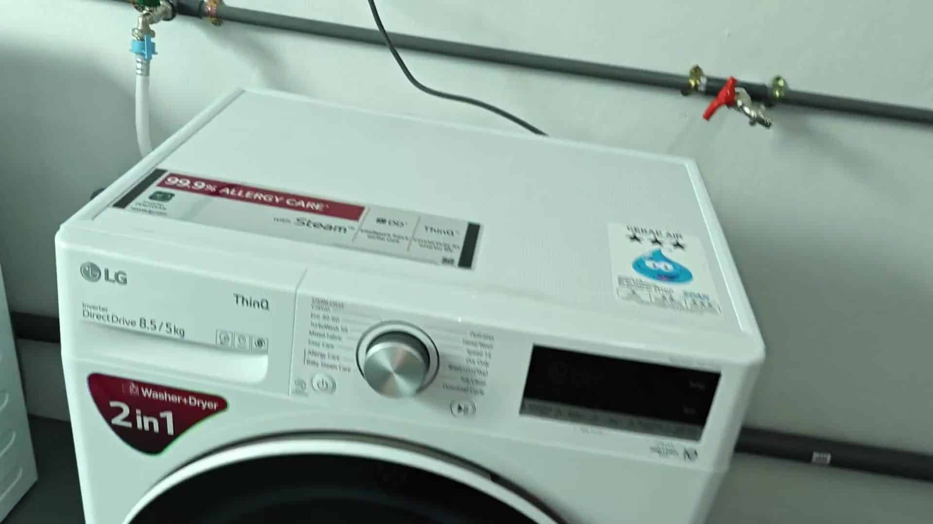 LG ThinQ washer front display off LG ThinQ washer front display off