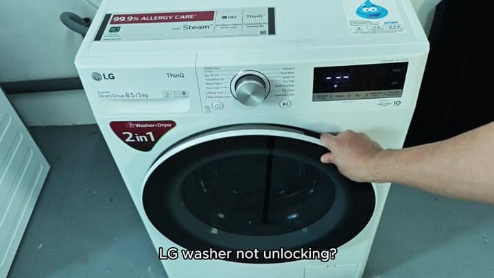 LG washer door stays locked LG washer door stays locked