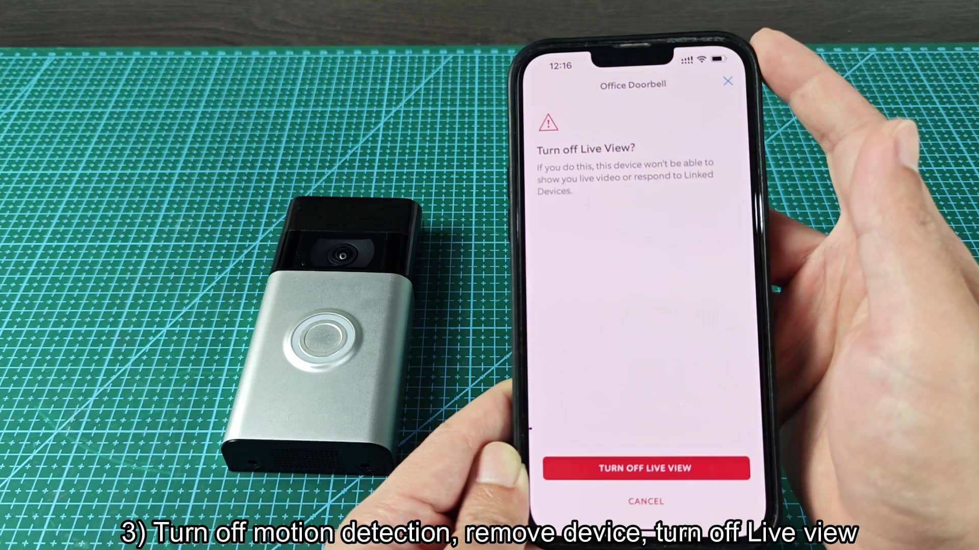 Live view disabled in video settings Live view disabled in video settings