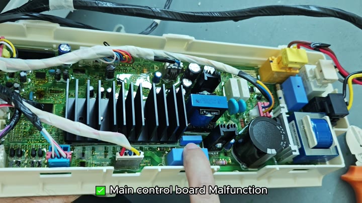 Main control board malfunction Main control board malfunction